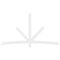 Ekena Millwork Alberta Architectural Grade PVC Gable Bracket, 96"W x 52"H x 2"D x 4"F, 13/12 Pitch GBP096X52X0204ALB00 - alternate 2